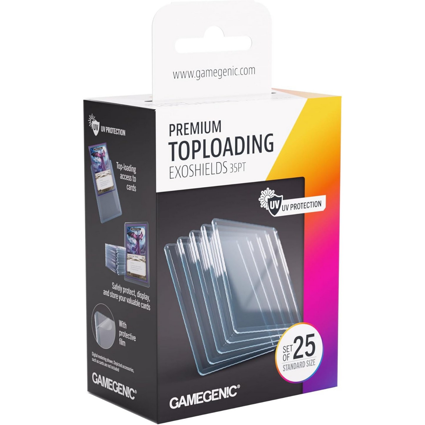 Gamegenic Premium Toploader Exoshields 35pt