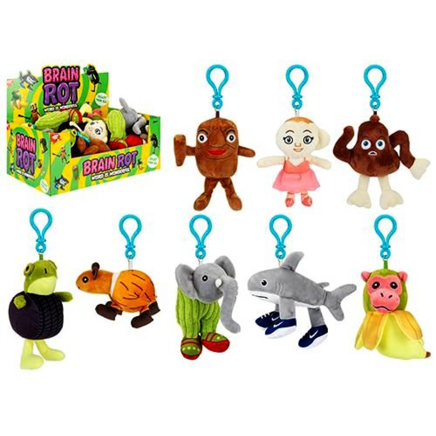 Brainrot 12cm Clip-on Plush