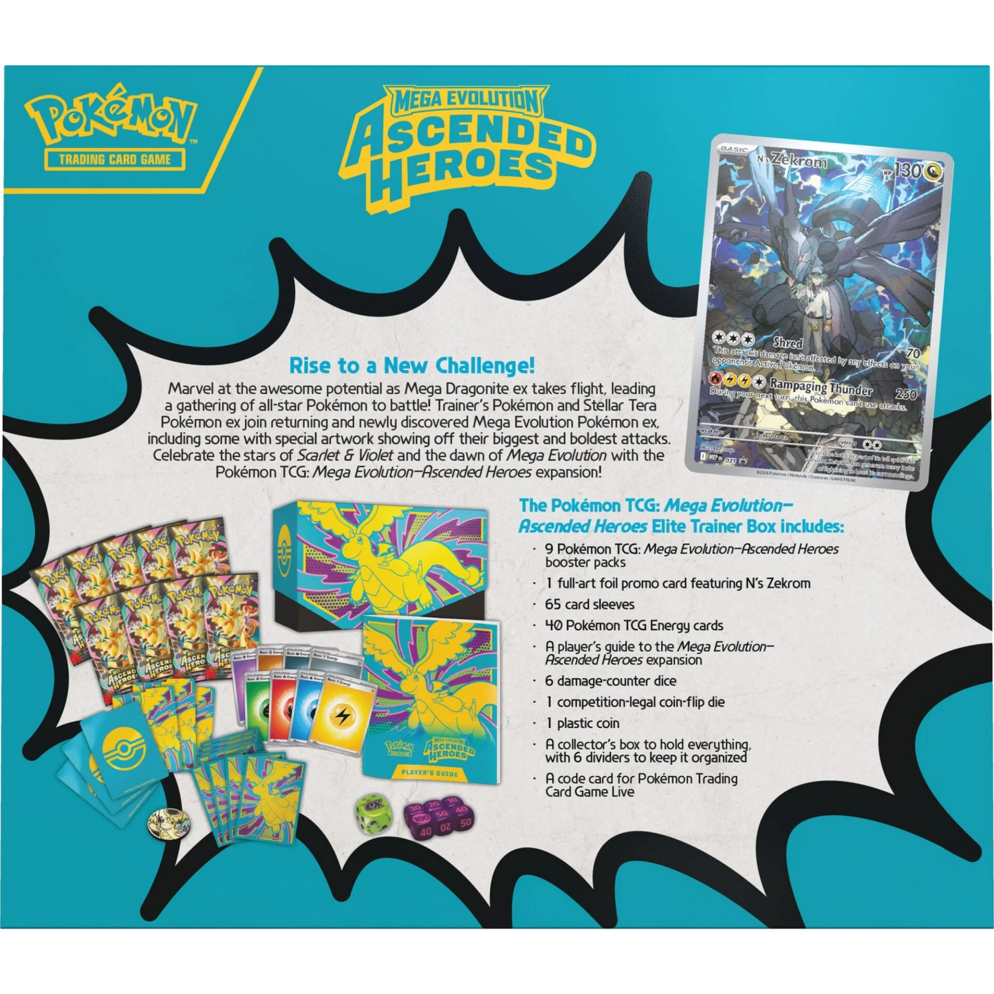 Pokémon TCG: Mega Evolution Ascended Heroes - Elite Trainer Box