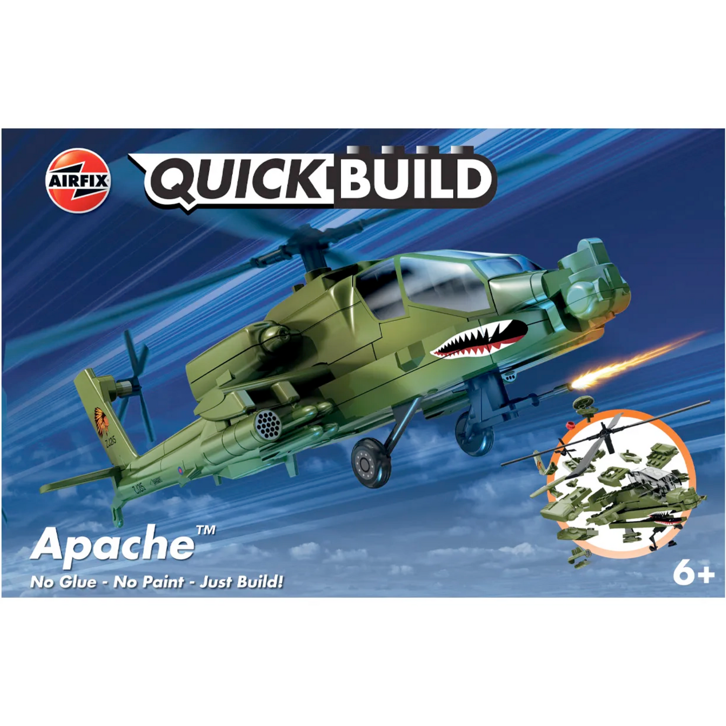 Airfix Quickbuild Apache Helicopter (J6004)