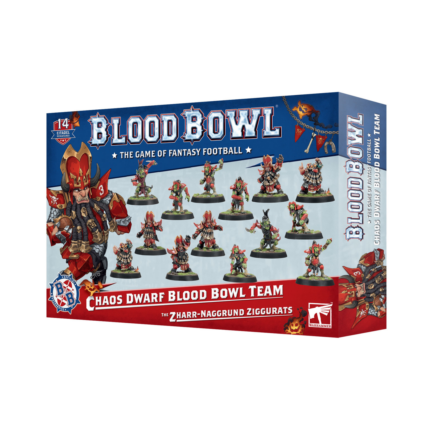 Blood Bowl – Chaos Dwarf Team: The Zharr-Naggrund Ziggurats