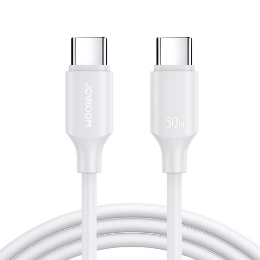 Joyroom - 25cm (60W) USB-C to USB-C Cable - White