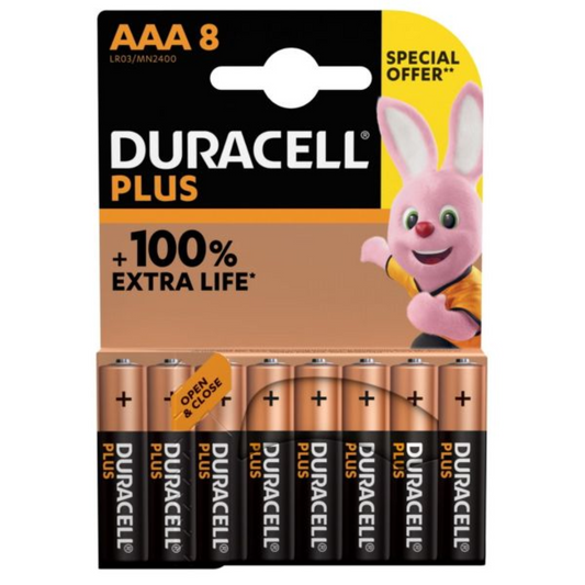 Duracell Plus AAA 8 Pack
