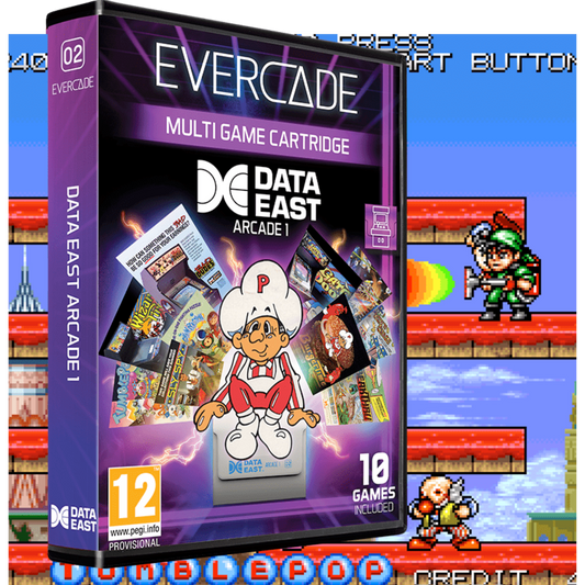Evercade Data East Arcade 1 Cartridge