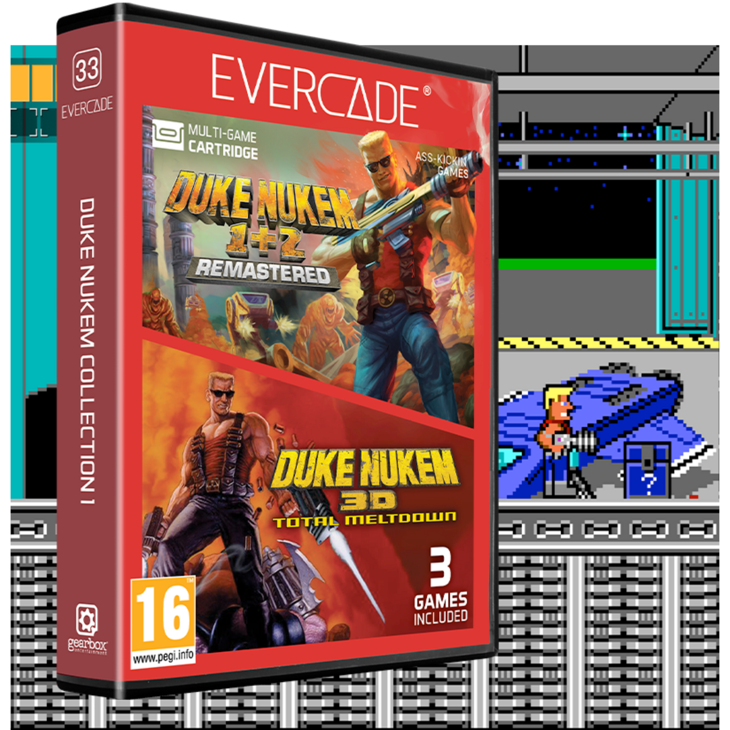 Evercade Duke Nukem Collection 1 Cartridge