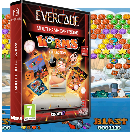 Evercade Worms Collection 1 Cartridge