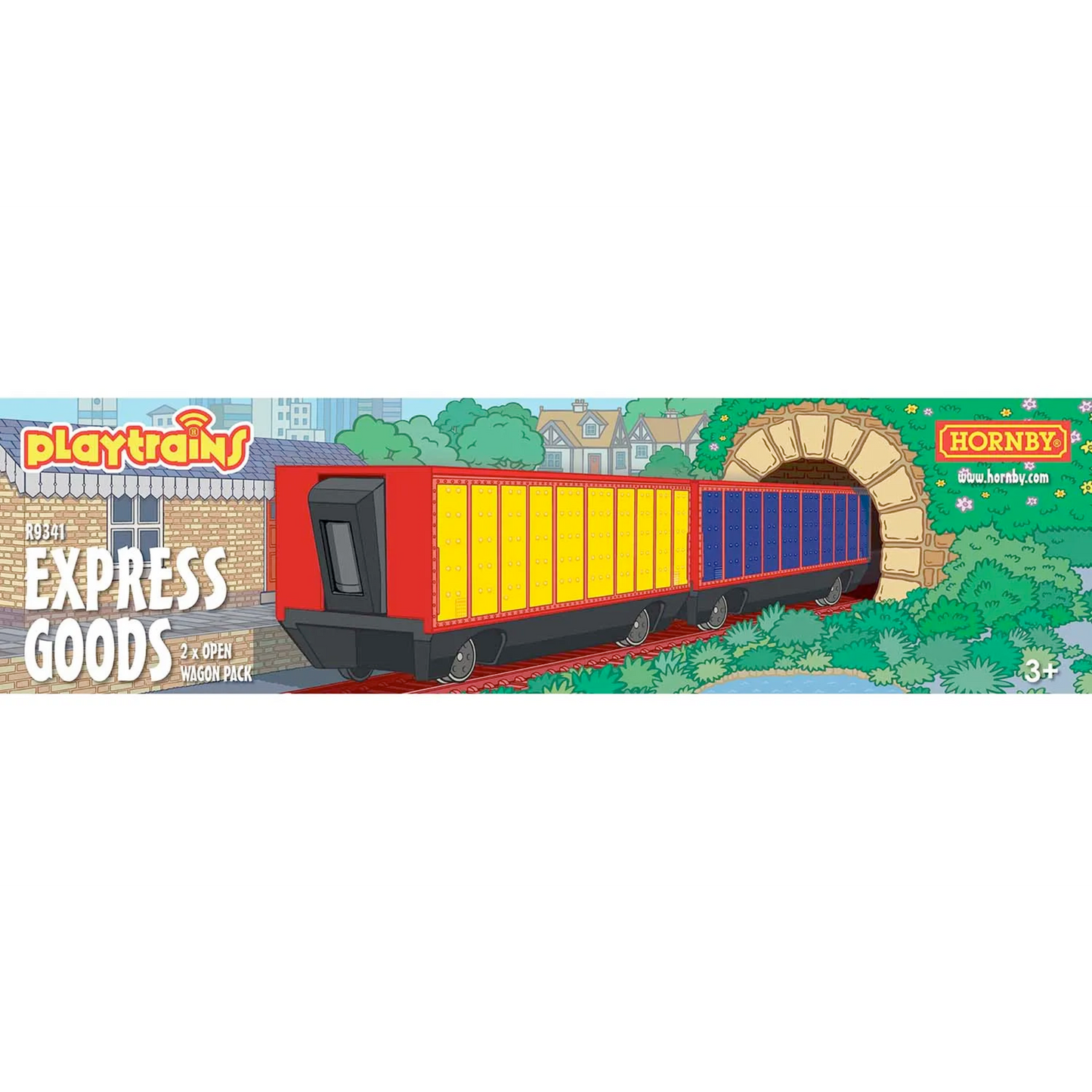 Hornby Playtrains Express Goods Open Wagon Pack (2-pack) (R9341)